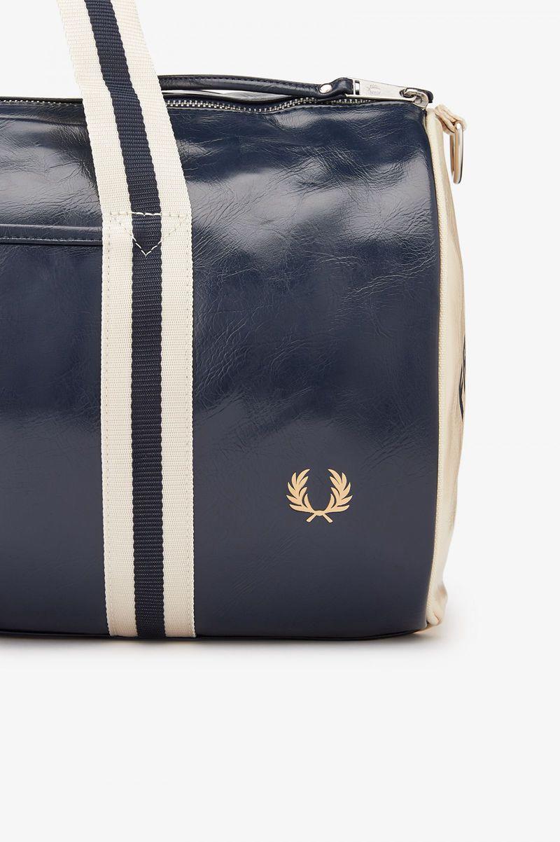 Navy Fred Perry Classic Barrel Women's Bags | PH 1806OKIR